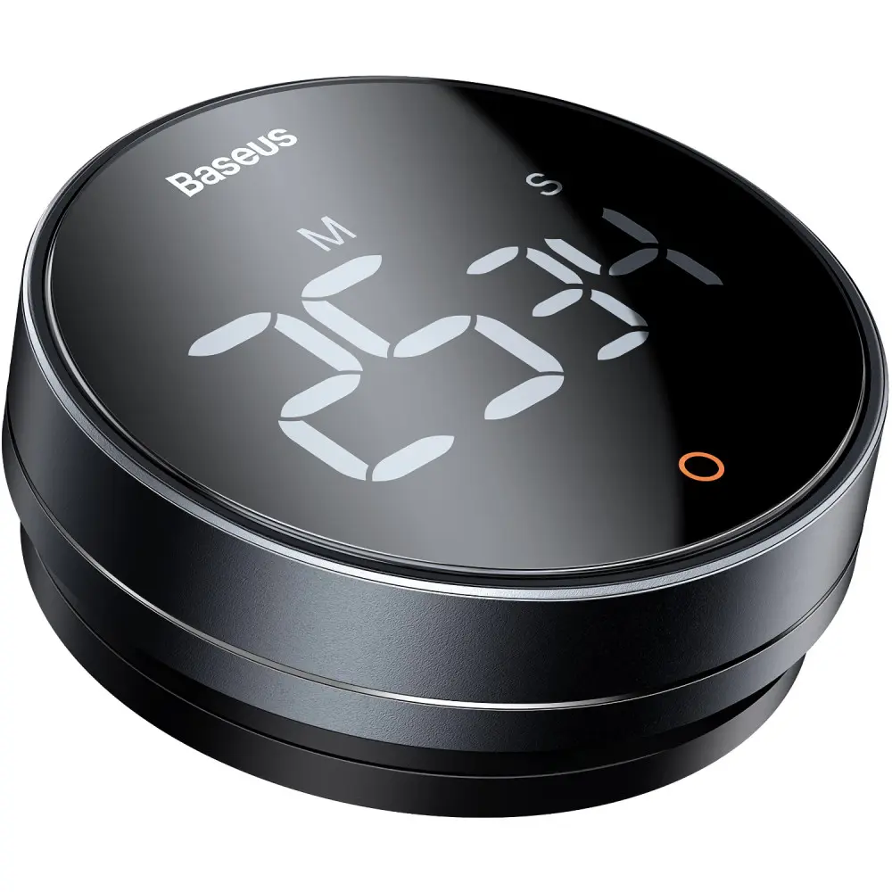 Таймер BASEUS Heyo Rotation Countdown Timer Pro FMDS000013 Dark Grey - фото 3