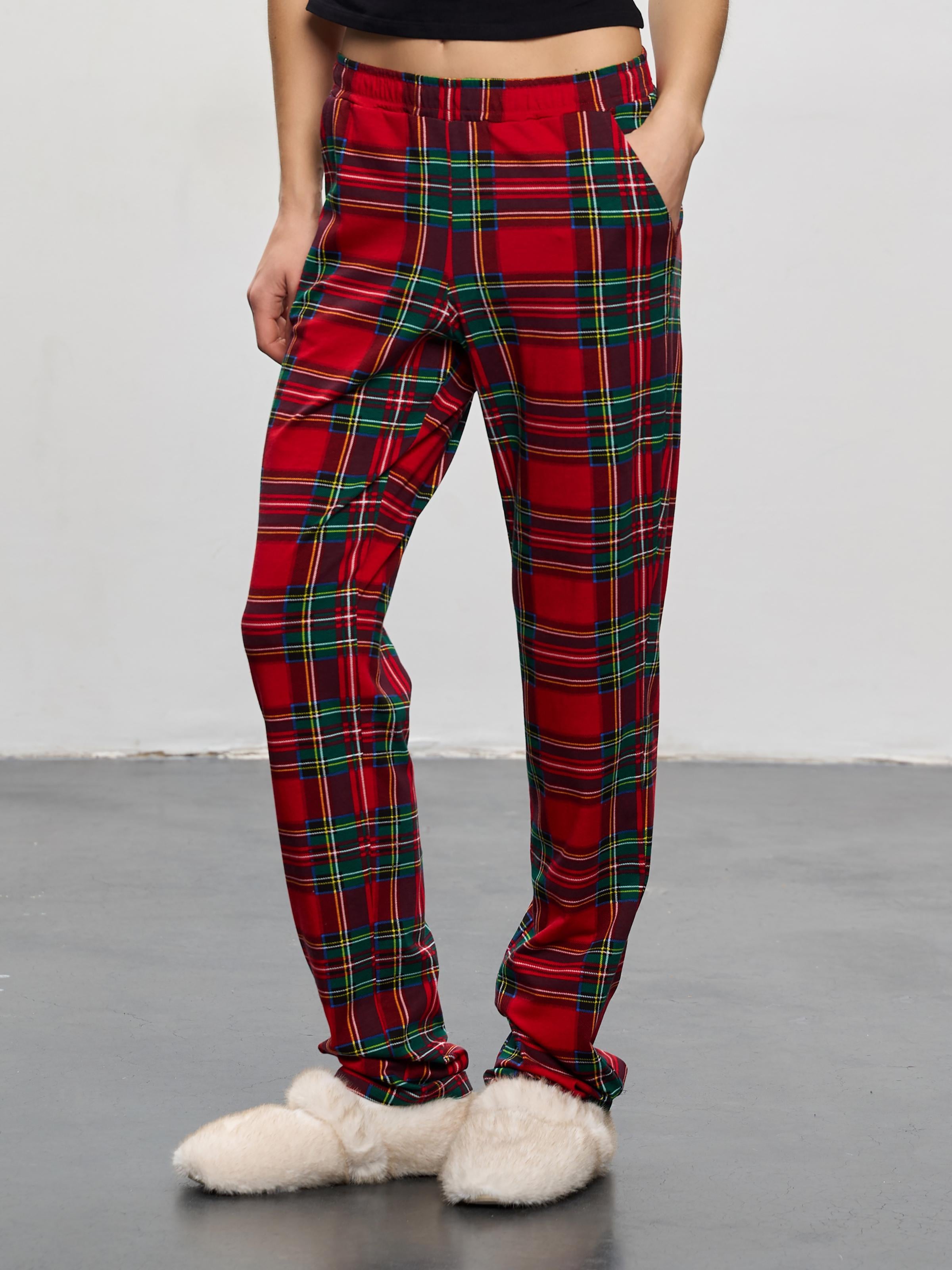 Штаны домашние женские ROZA 250910 M Красный (4824005754043)