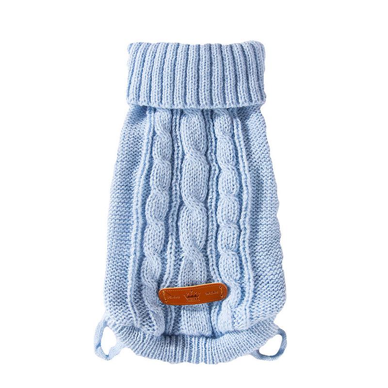 Свитер для животных Hippie dog 2410CGLK8029 вязаный зимний S Blue (25713996)