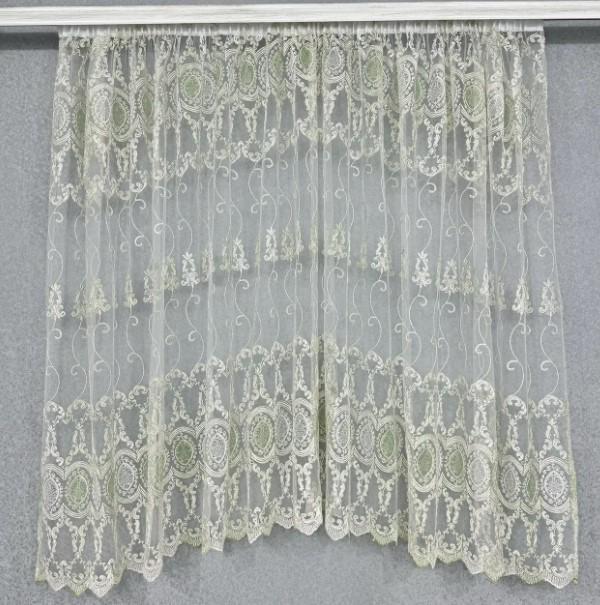 Тюль арка из фатина 300х160 см Зеленый (29467891)