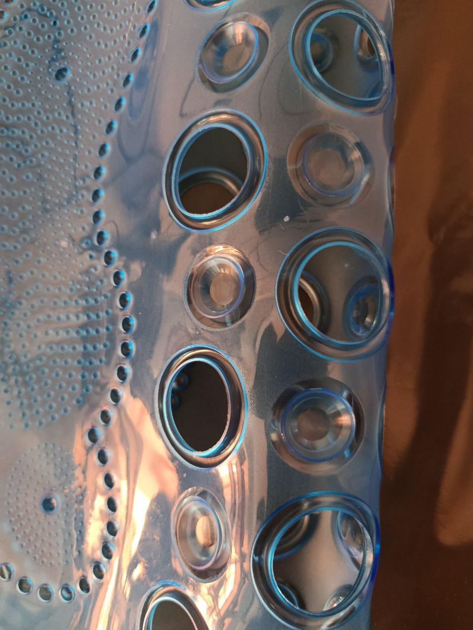 Килимок для ванної Laska антиковзаючий силіконовий 36,5х66 см килимок Блакитний (21421) - фото 4 Килимок для ванної Laska антиковзаючий силіконовий 36,5х66 см килимок Блакитний (21421) - фото 4