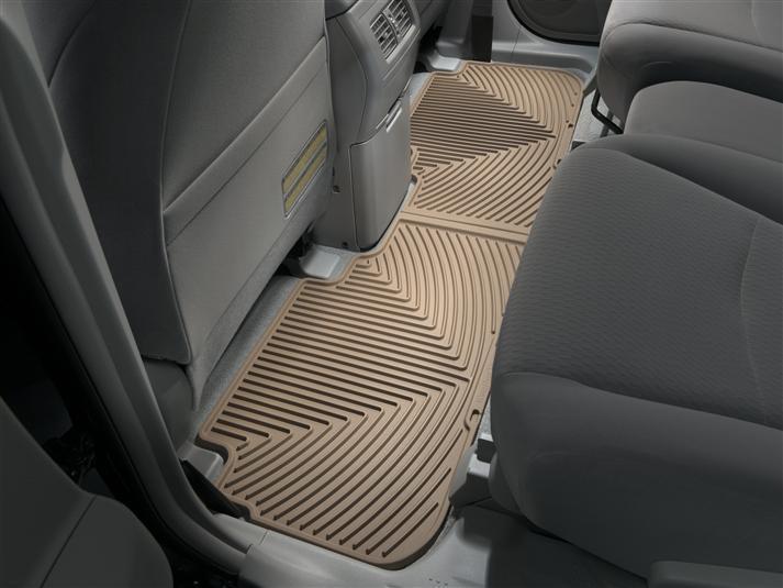 Ковер автомобильный задний резиновый WeatherTech W121TN Toyota Highlander 2008-2013 Бежевый (39556765)