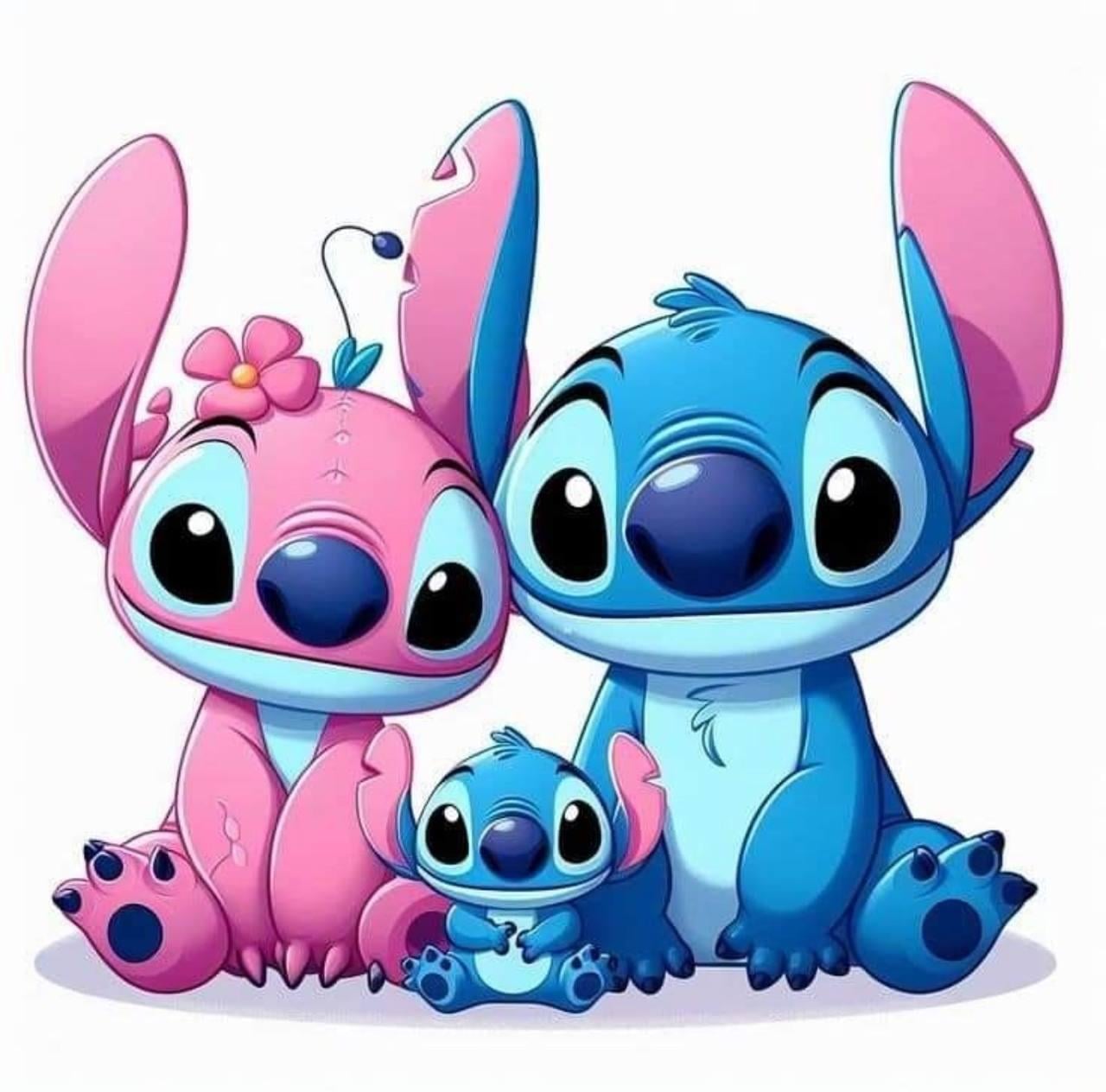Алмазная мозаика Dream Toys Семейка Стич 20x20 см (S10202)