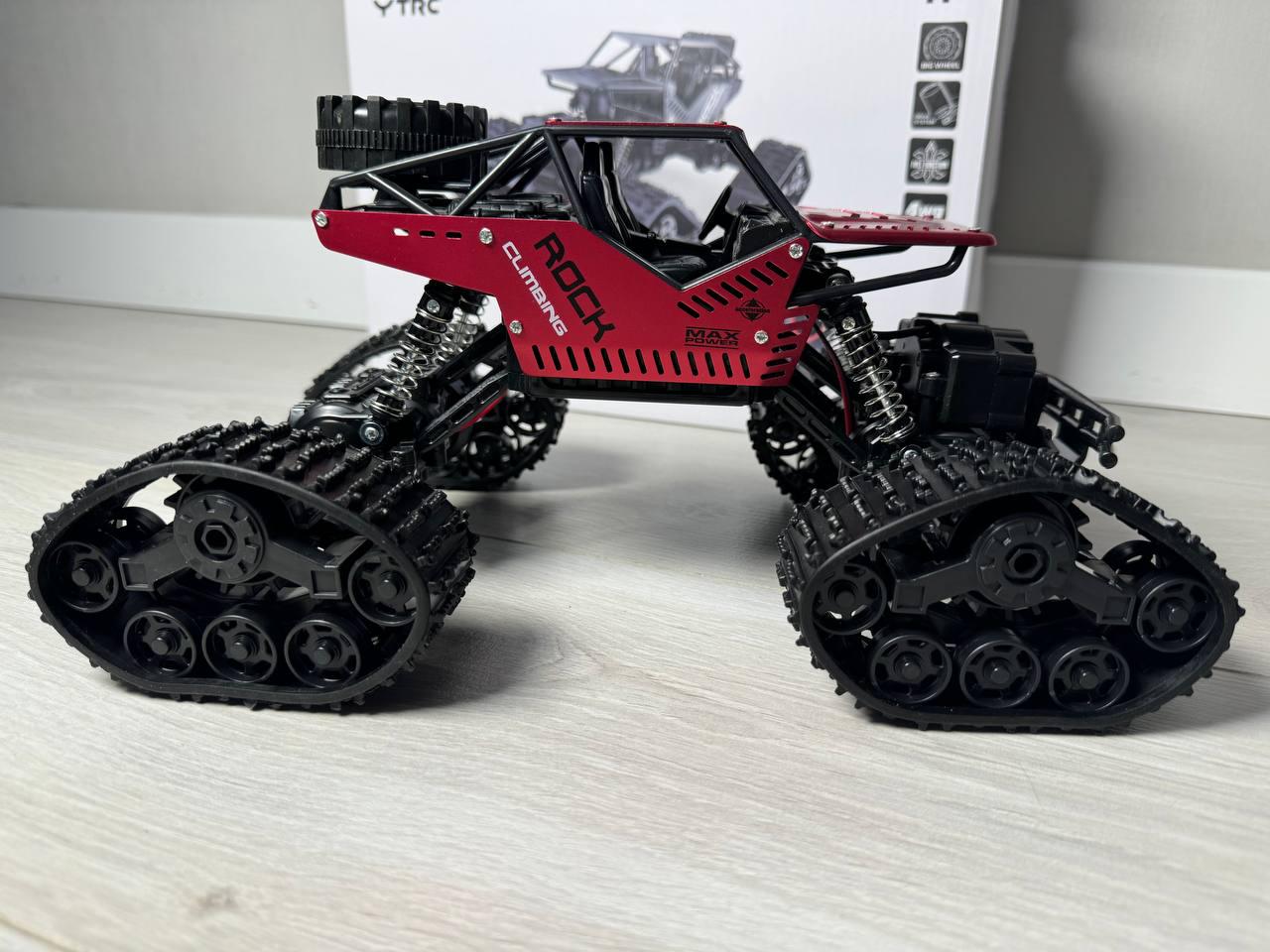 Всюдихід YTRC на радіокеруванні 2в1 на гусеницях та колесах Red - фото 2 Всюдихід YTRC на радіокеруванні 2в1 на гусеницях та колесах Red - фото 2