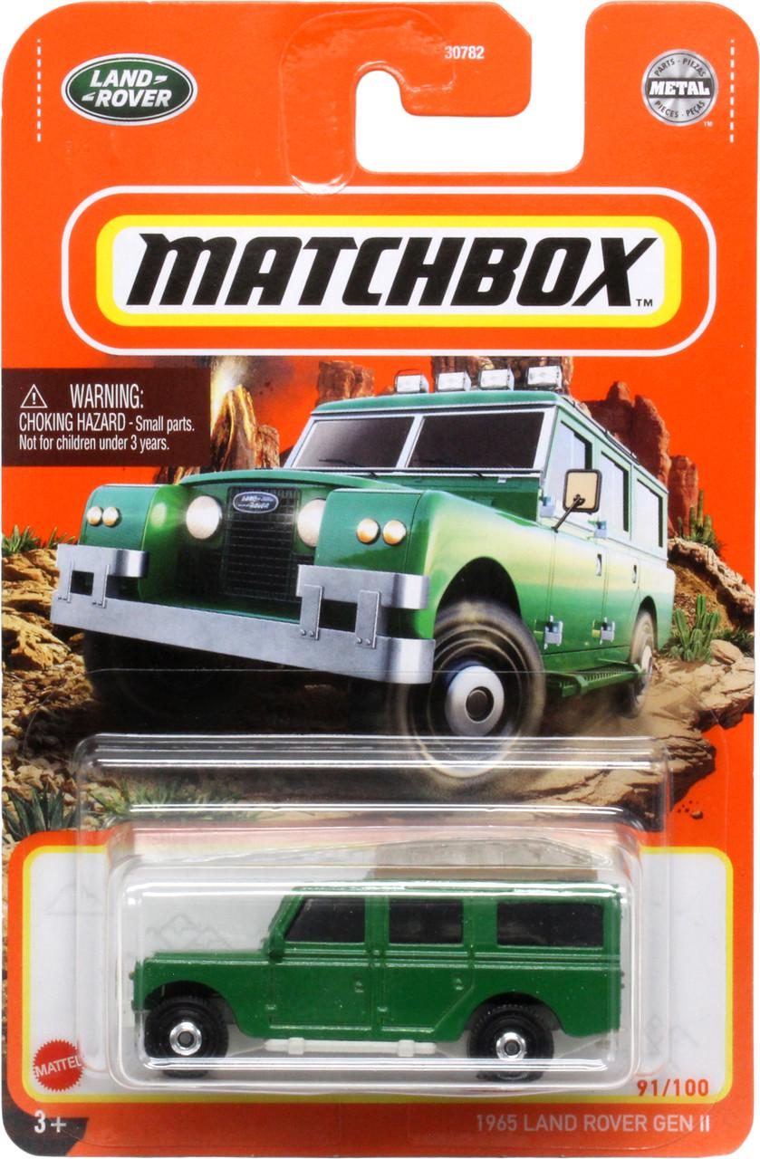 Игрушечная машинка Matchbox 1965 Land Rover Gen II 2021 MBX Off-Road №91 (GVY01)