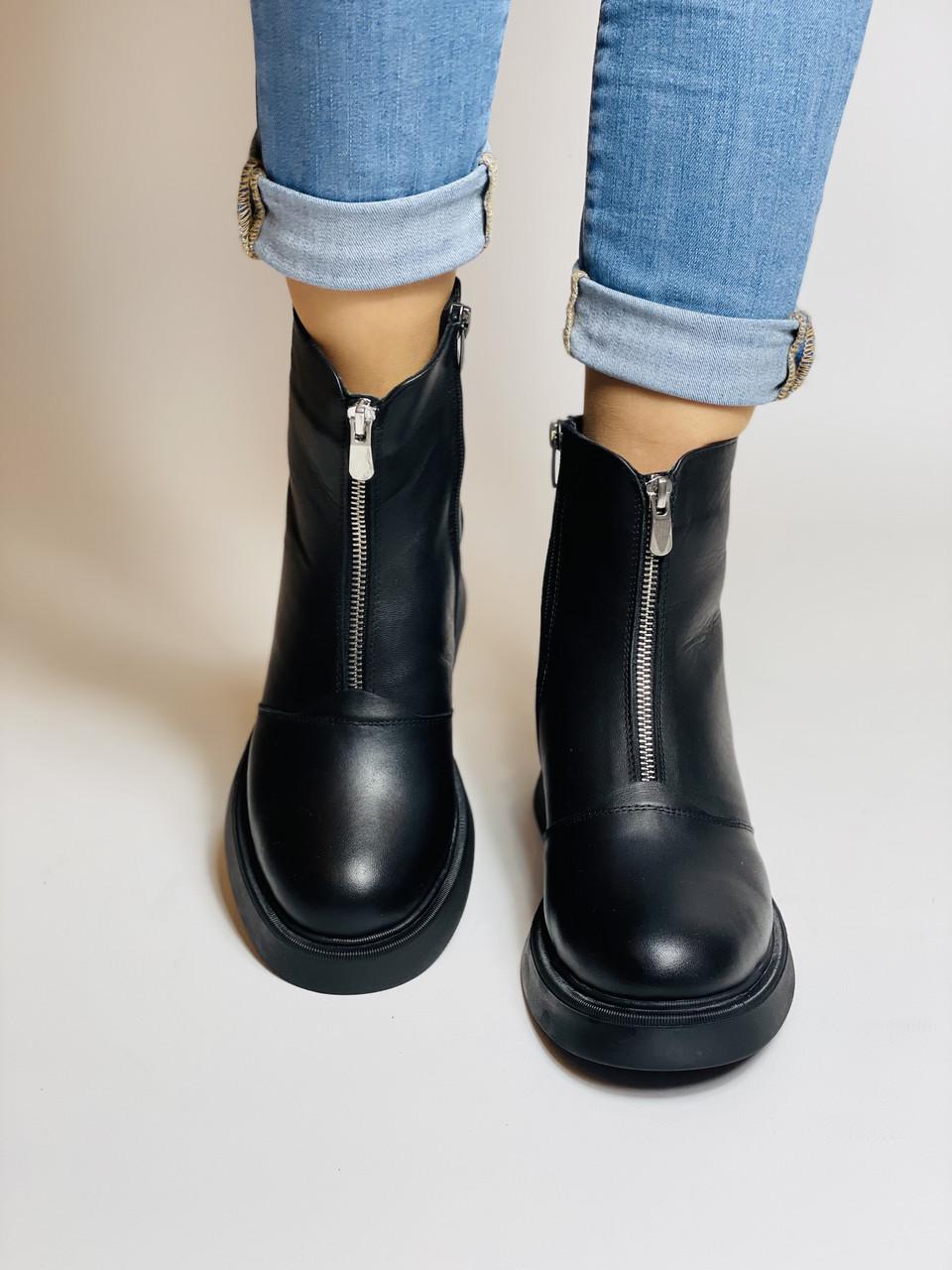 Ботинки женские зимние Corta Mussi р. 40 25,5 см Черный (2728) - фото 6