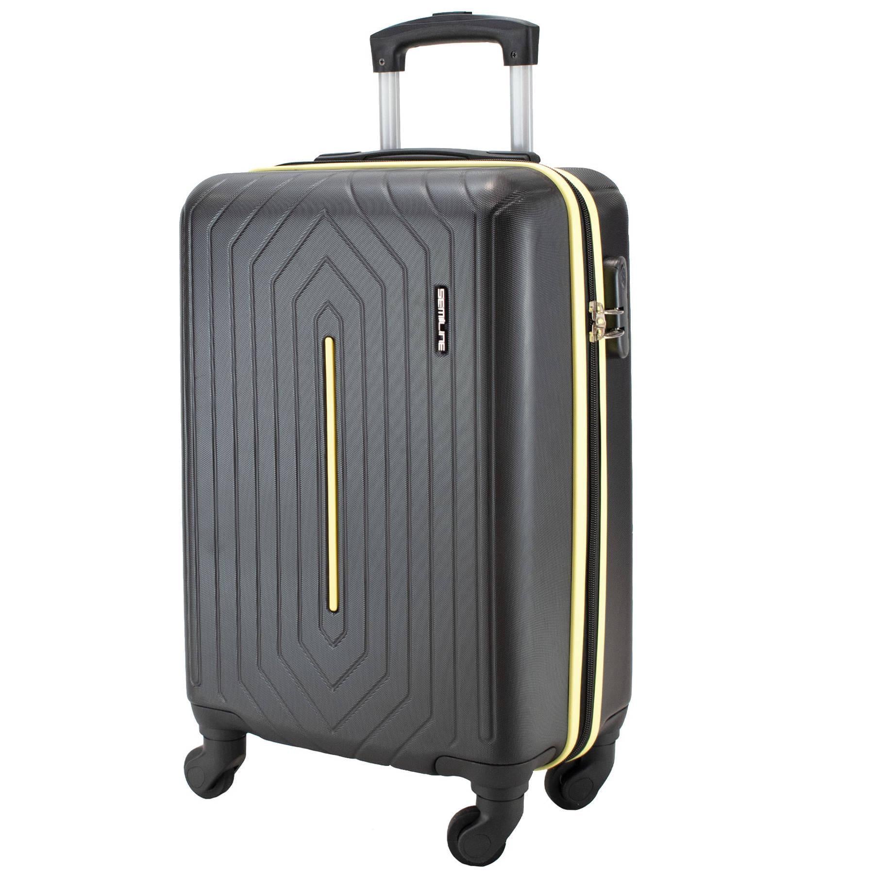 Чемодан SEMI LINE 20" S Black (T5685-1)