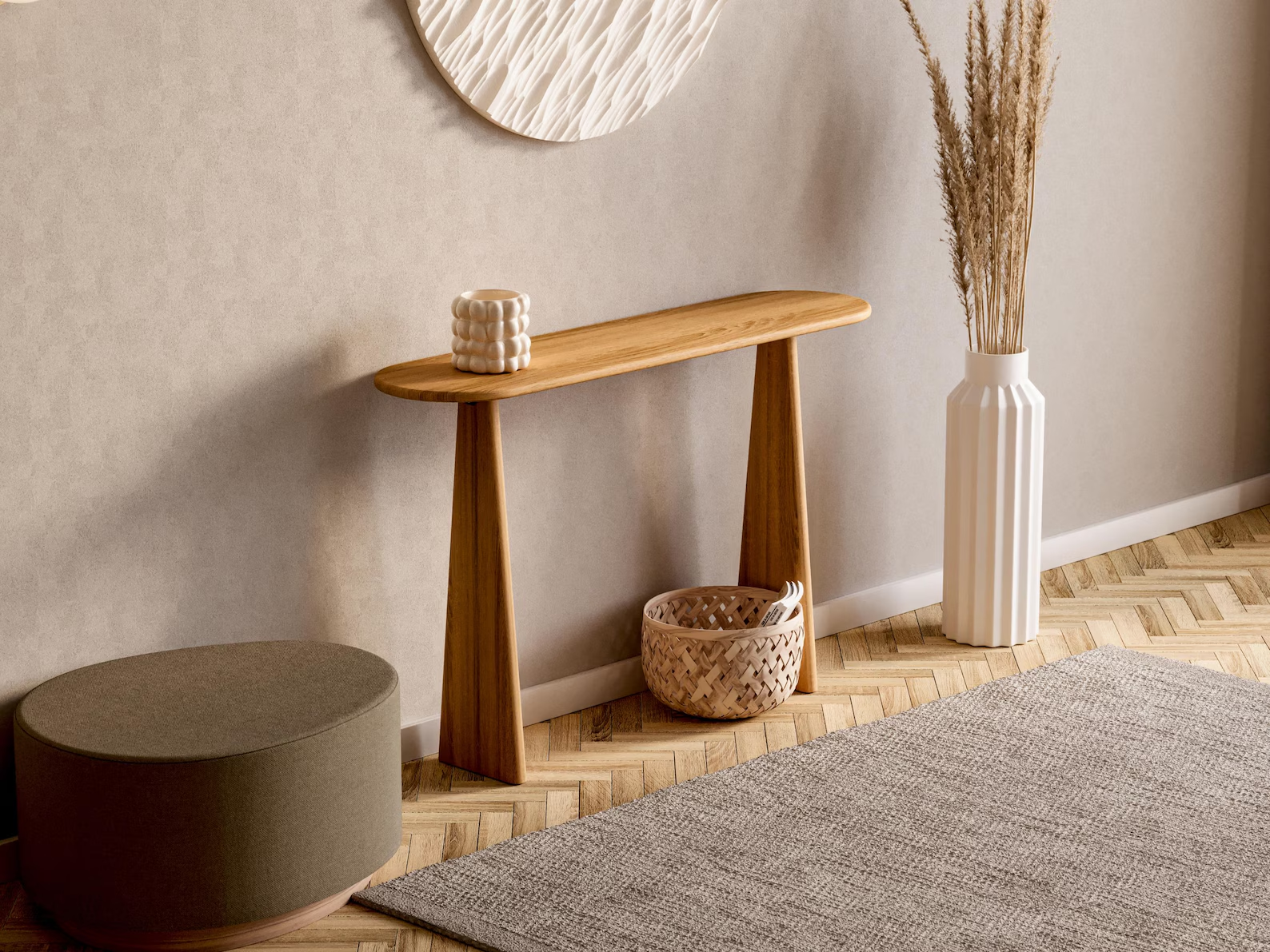 Консольний столик Sonnyз масиву дуба (28080047)