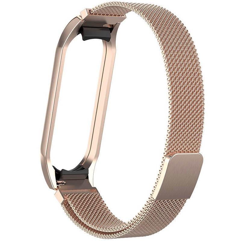 Ремінець Milanese Loop Design для Xiaomi Mi Band 7 Pink Gold (00000077055_3)