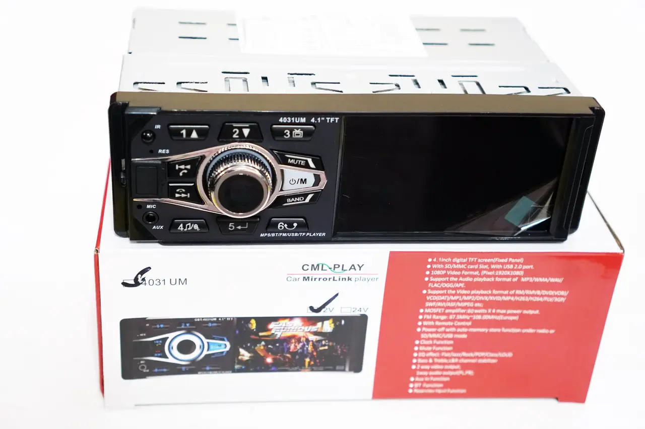 Автомагнітола 4,1"1080P Bluetooth/SD USB 4031 ISO - фото 7