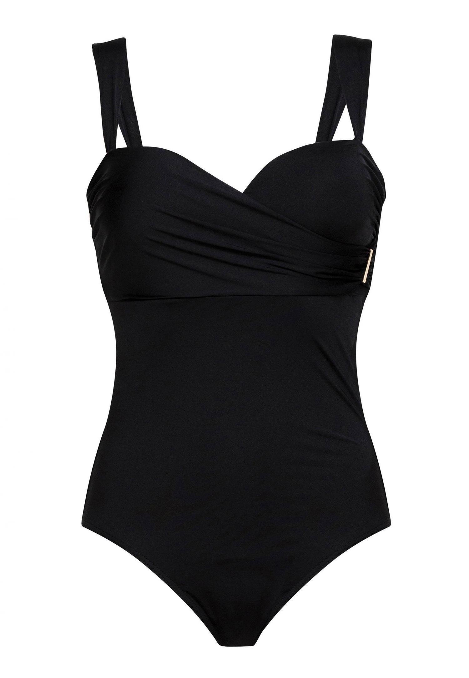 Купальник жіночий злитий бандо Marc&Andre колекція Solid L1829-981k р. 38C Чорний