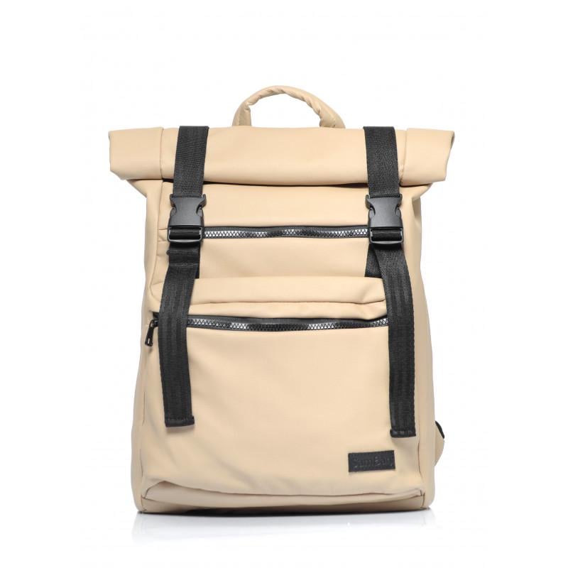 Рюкзак ролл Sambag унісекс RollTop LTT 41x30x16 см Бежевий