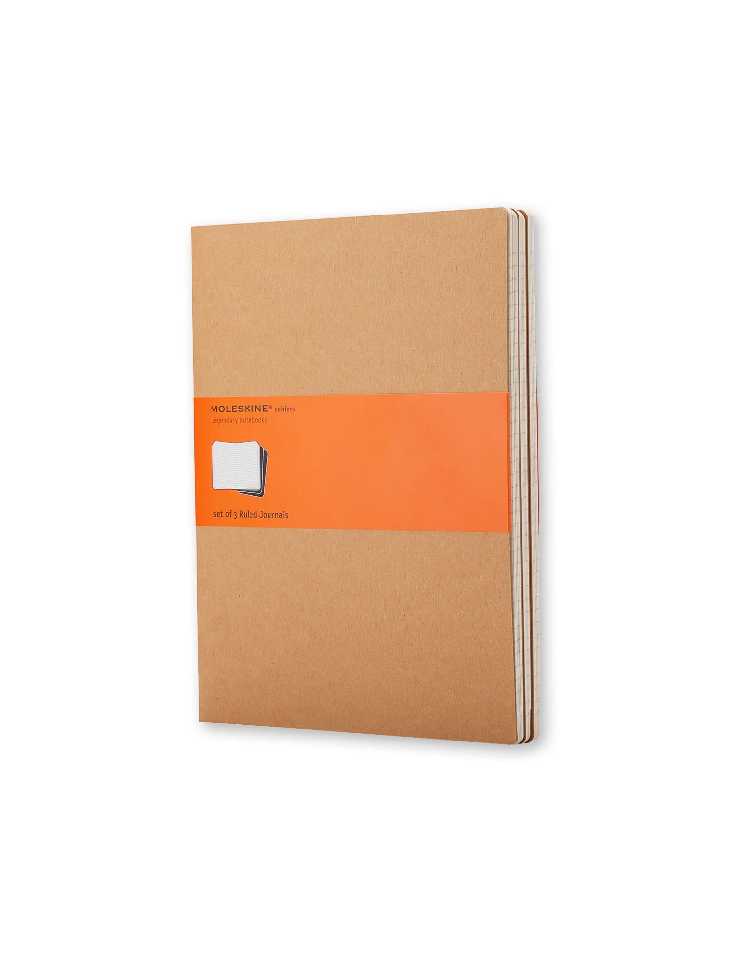 Блокнот Moleskine Cahier большой линейка Бежевый (QP421)