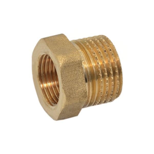 Футорка латунная Pattaroni 1/8" x 3/8" внутренняя-наружная резьба (F593R001)
