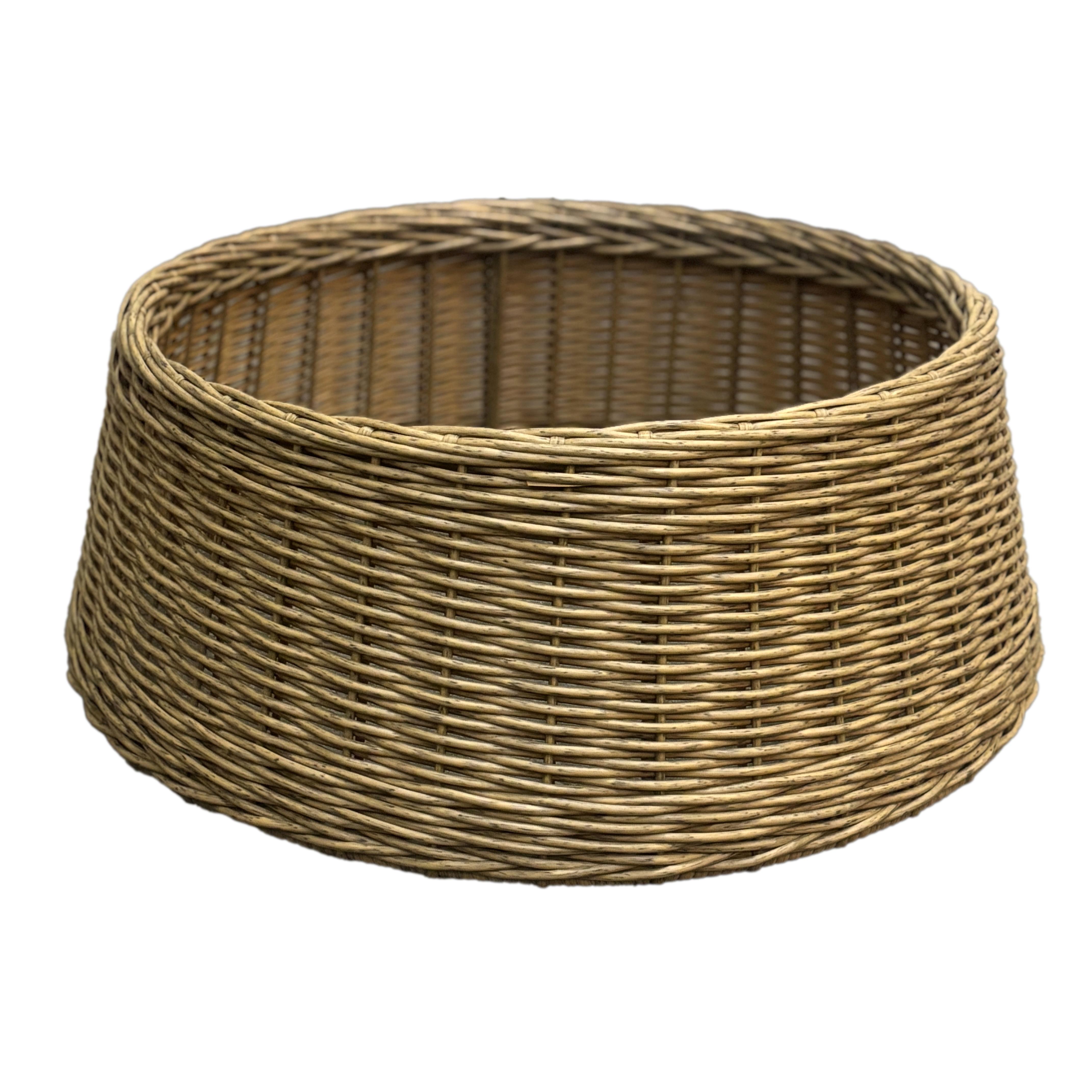 Подставка-юбка под елку плетеная из искусственного ротанга/ручной работы XXL Дерево (31230121)