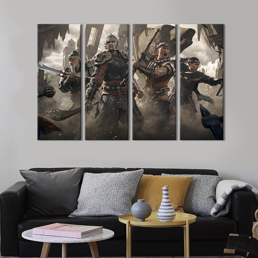 Картина на холсте Герои игры For Honor – Marching Fire 89x53 см (1477-41)