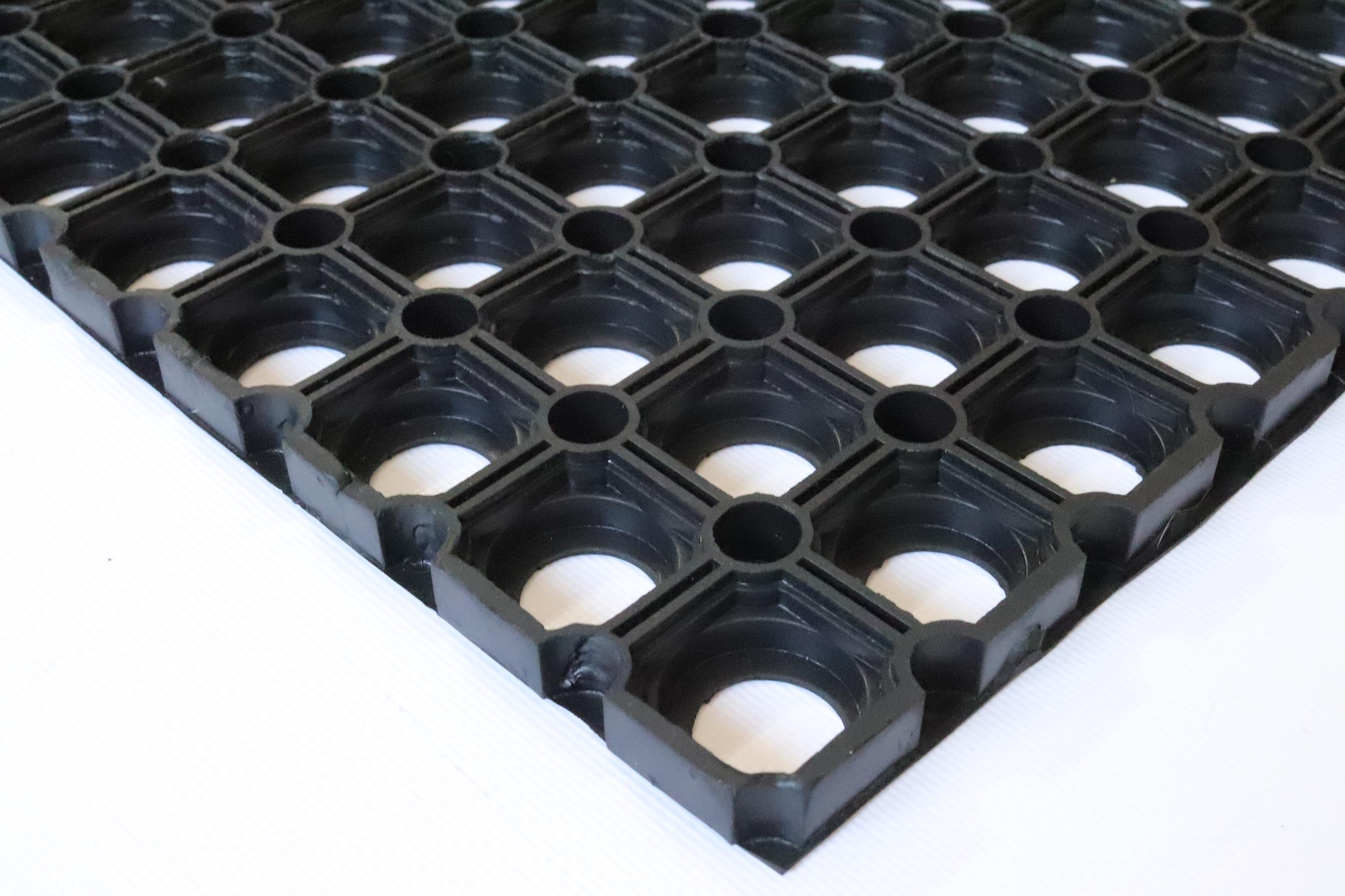 Килимок вхідний Соти гумовий 50x100 см (к-38) - фото 3