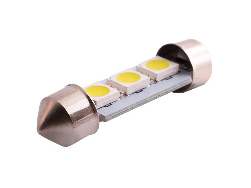 Автолампа светодиодная C5W SV8,5 24 В 36 мм SMD5050-3led Белый (395)