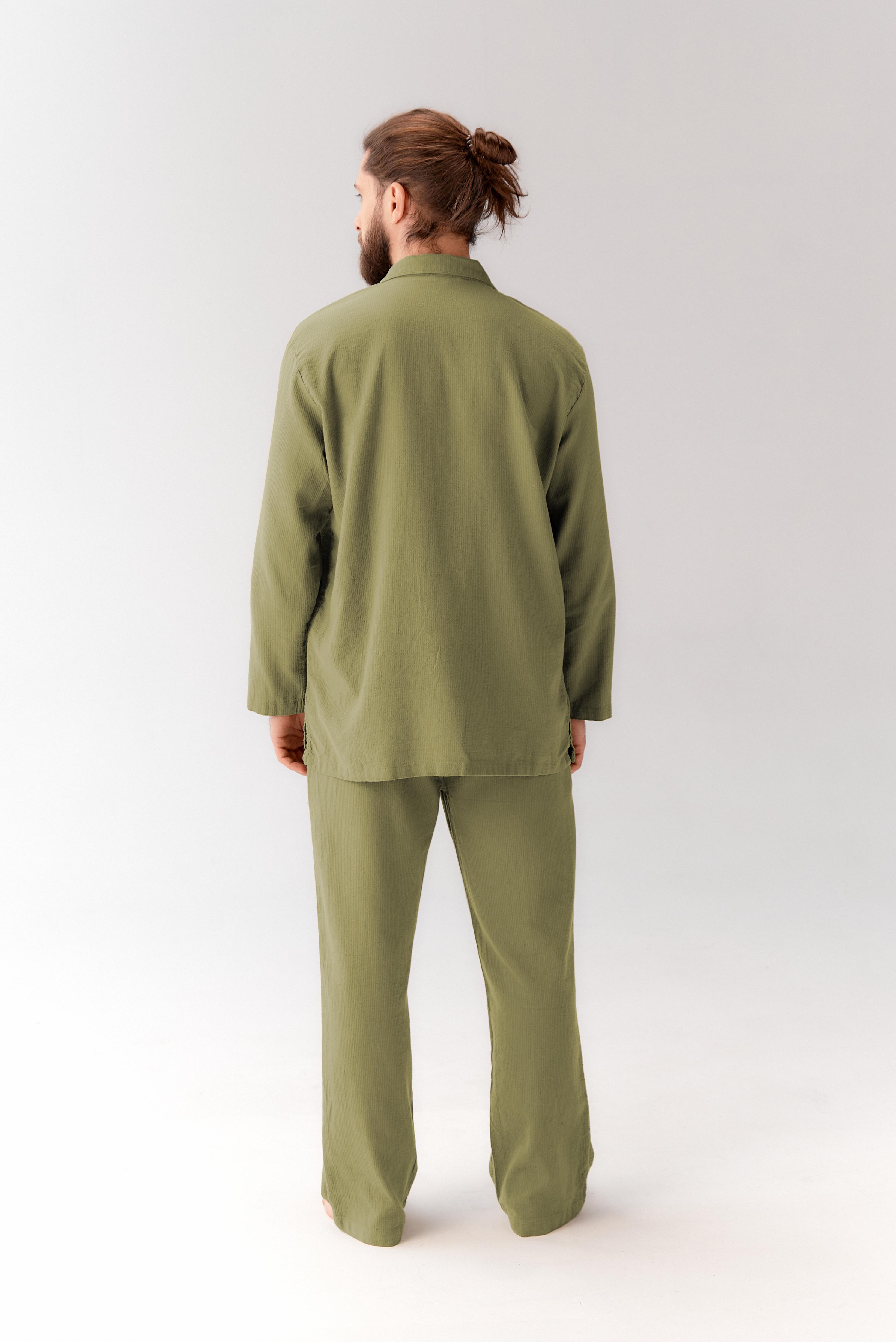 Пижама мужская Lotus Home Porta L Оливковый (26843083) - фото 9 Пижама мужская Lotus Home Porta L Оливковый (26843083) - фото 9