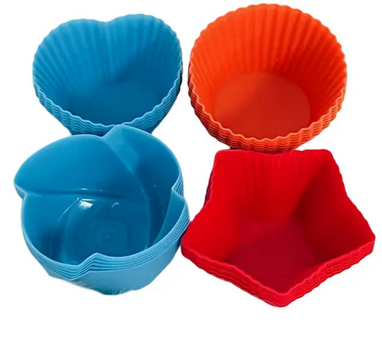 Формы силиконовые для мафинов и кексов 12 шт. (SAM-1212-2)
