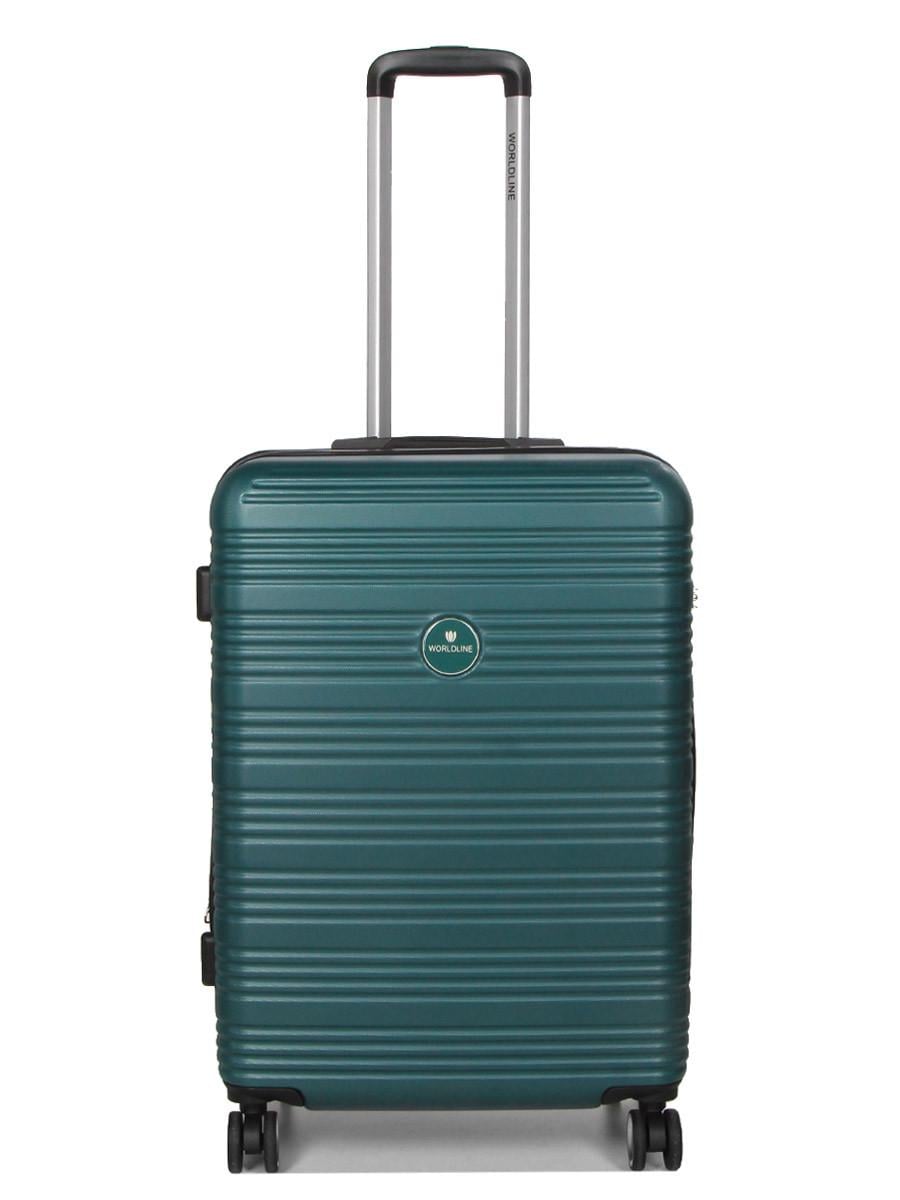 Чемодан Франция средняя Worldline M 65х46х28+5 см 78л 3,6 кг Зеленый (805)