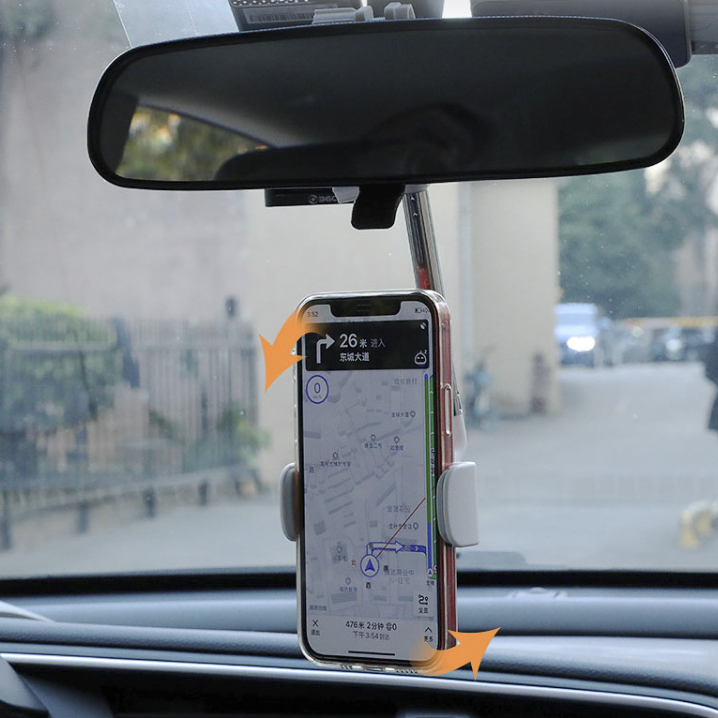 Автодержатель для телефона на зеркало Белый (ST00016-2) - фото 5 Автодержатель для телефона на зеркало Белый (ST00016-2) - фото 5