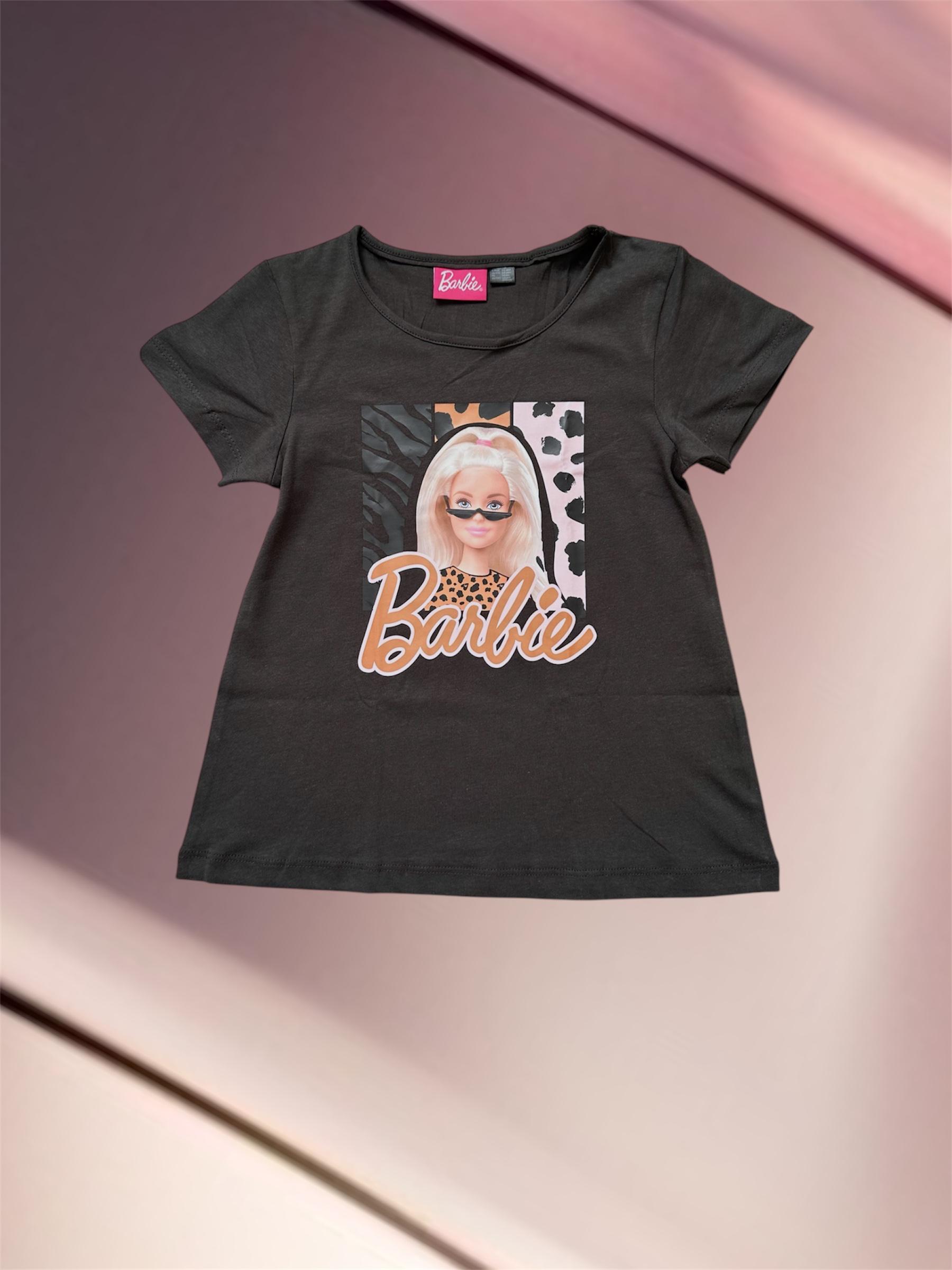 Футболка Barbie 6/8 лет 122-128 см Серый (001300423)