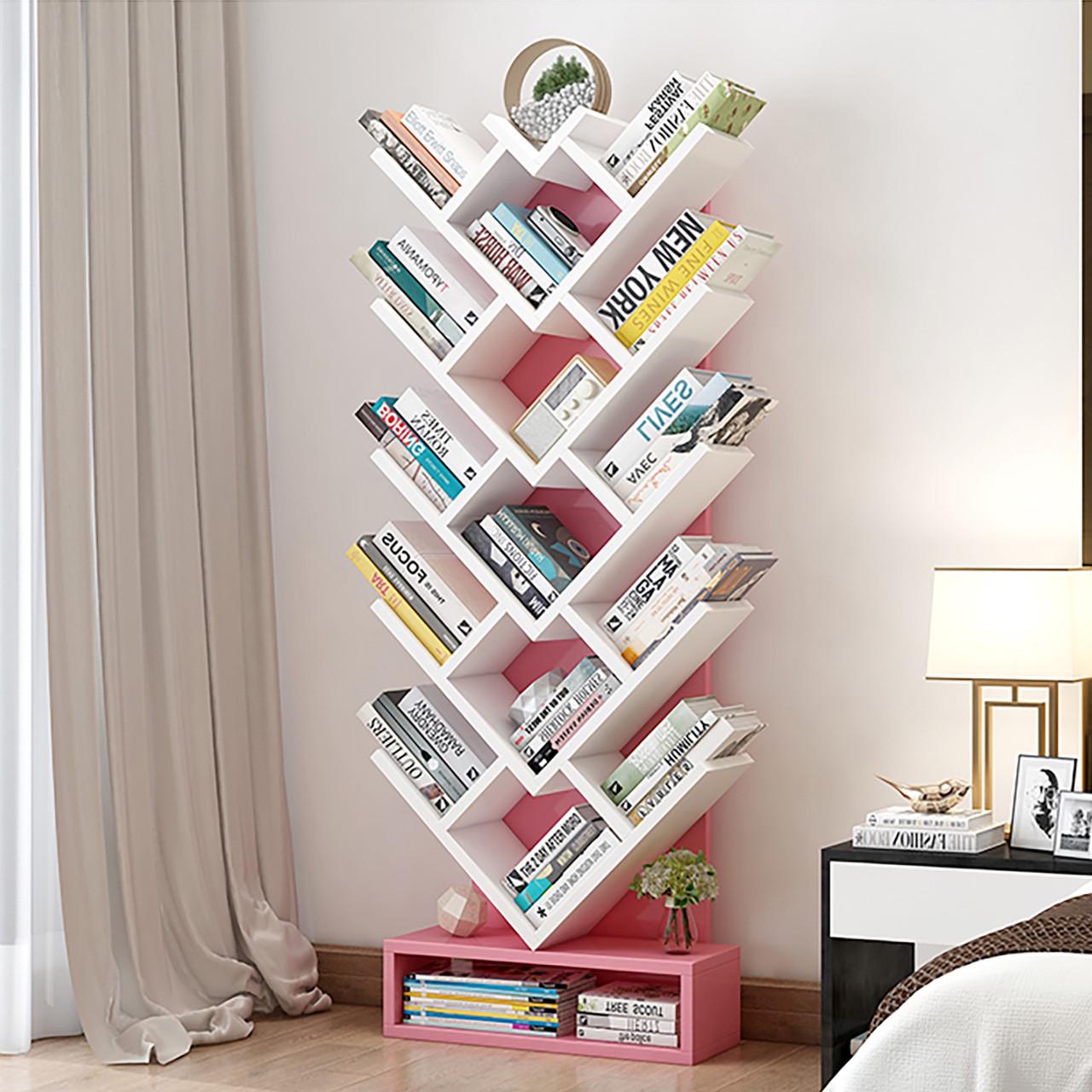 Стеллаж для книг из дерева Рембрант 5 Барби/Зефир (КПС-50034420)