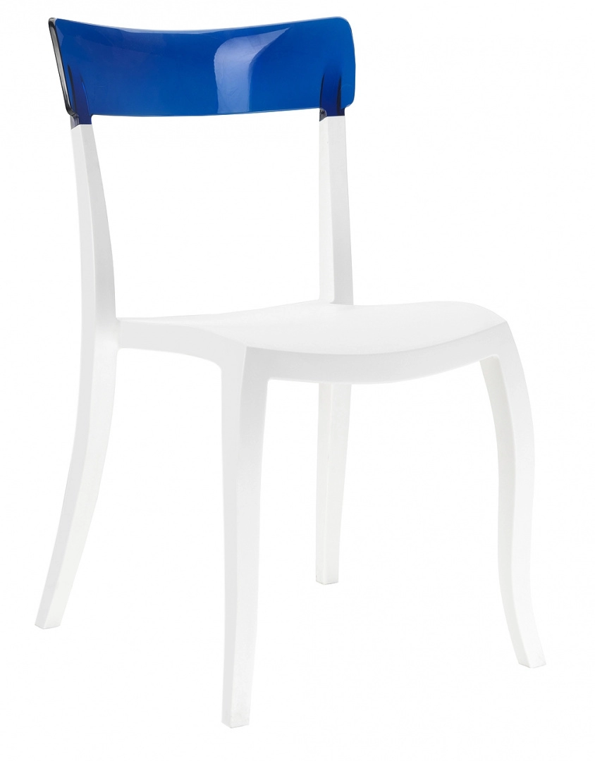 Стул Litolan Papatya Hera-S White Синий (DR002078)