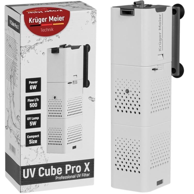 Фильтр внутренний Kruger Meier UV Cube Proxс УФ-стерилизацией аэрацией для аквариумов до 250 л (KM-UV-CUBE-PRO-X)