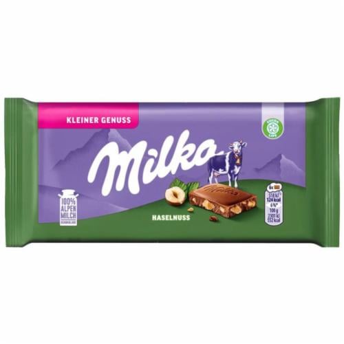 Шоколад молочный Milka Haselnuss 45 г (37919476)