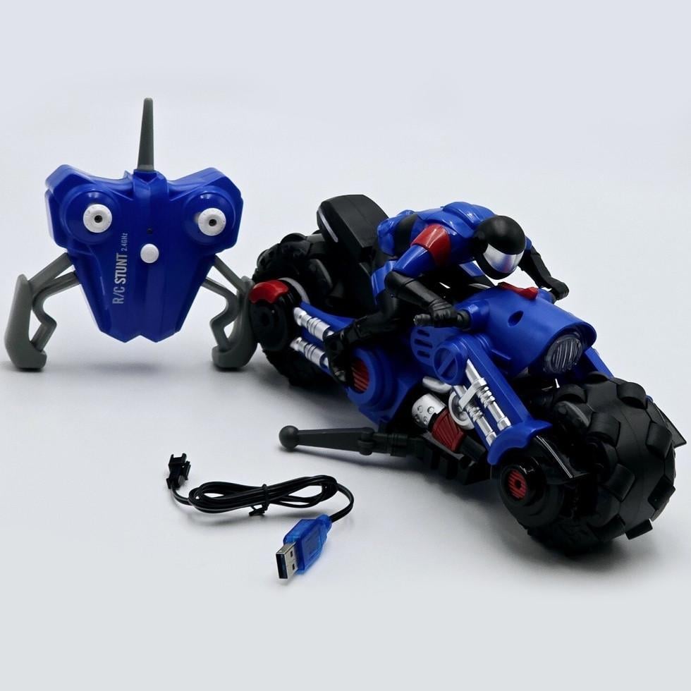 Мотоцикл радиоуправляемый HB Toys 1:10 3,7V USB вращение 360° (2709779074)