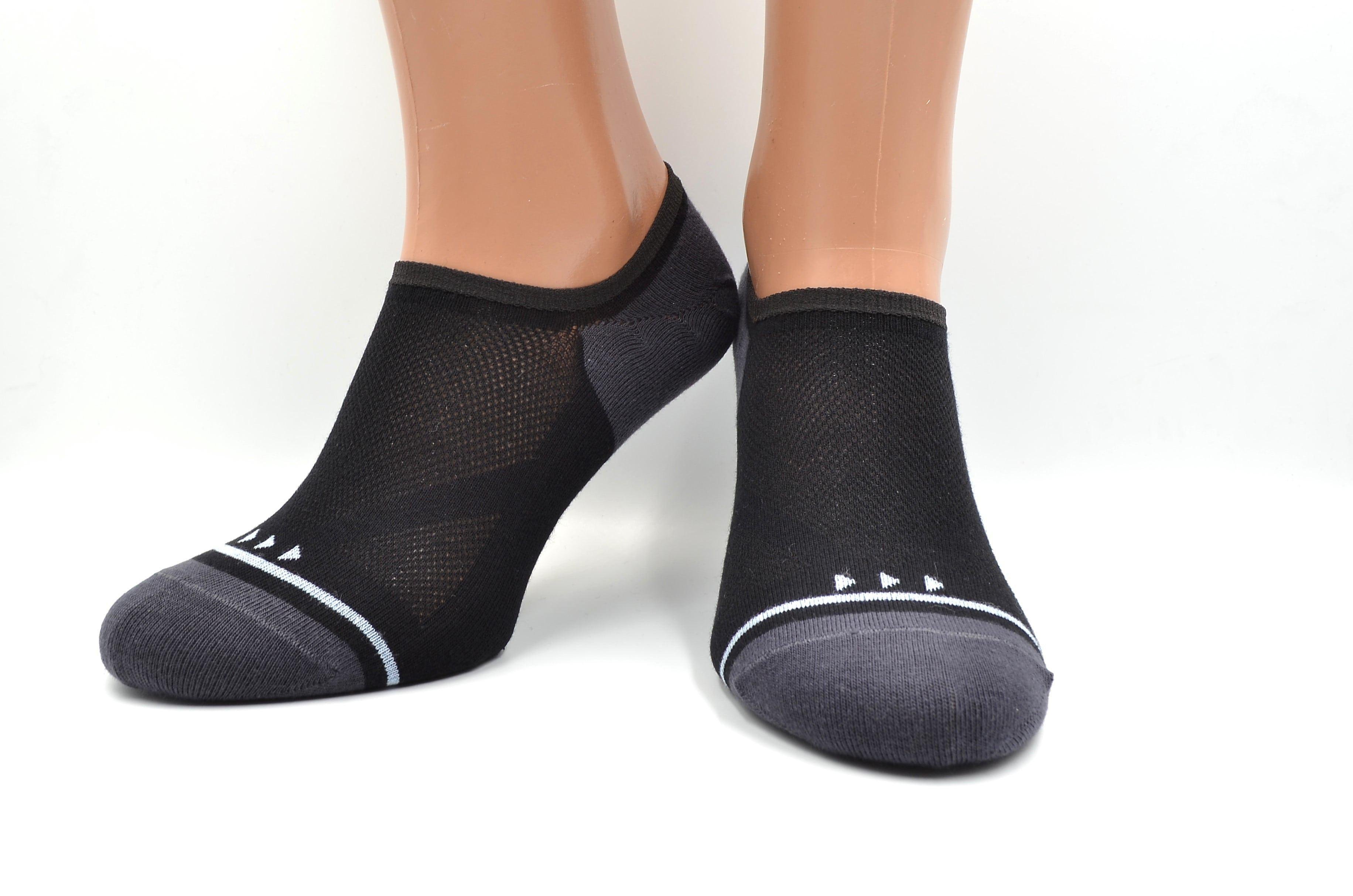 Носки женские летние Легка Хода 5437 в сетку укороченные р. 23 Черный (28868476)