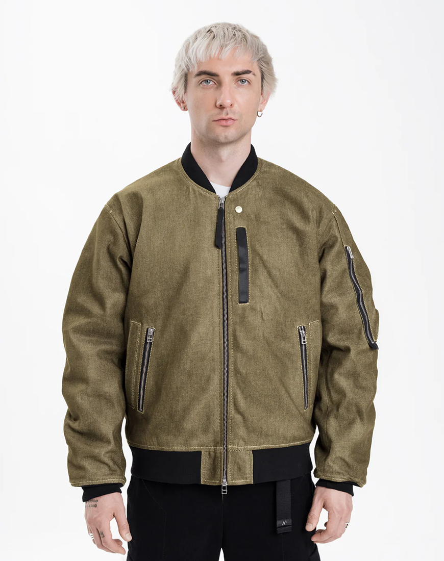 Бомбер Utility Denim TA25 чоловічий ACT.1 зелений XS