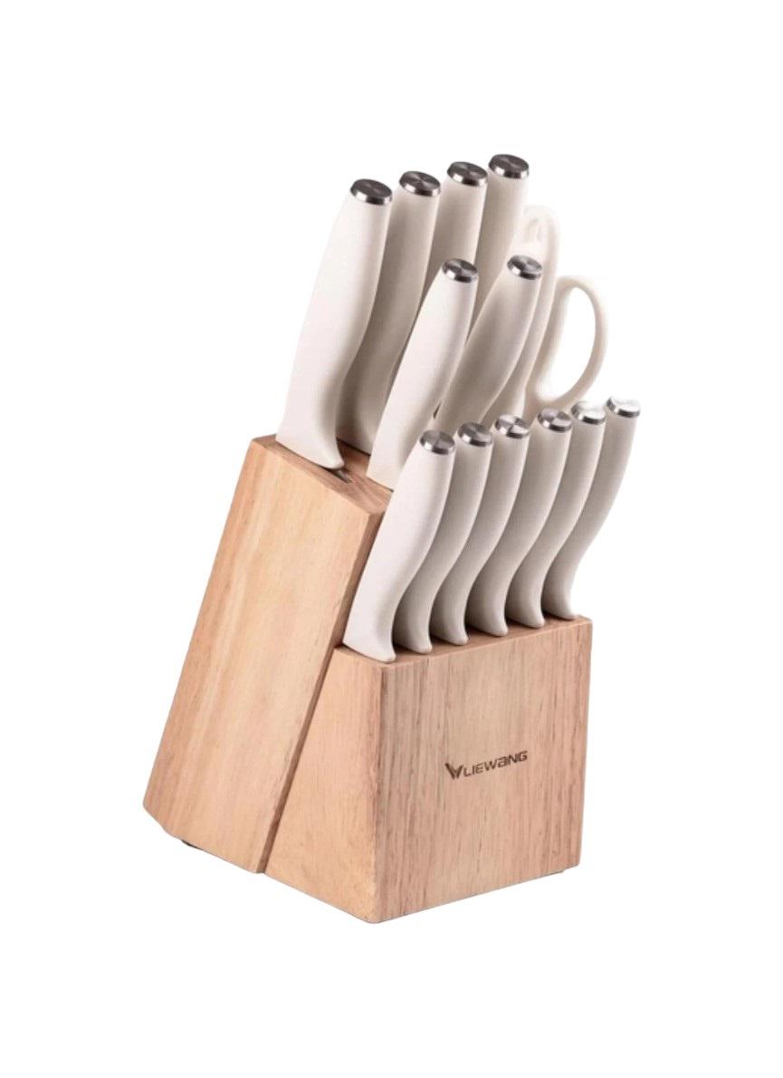 Набор кухонных ножей TS Kitchen HP1851062 15 пр. Белый (14975403) Набор кухонных ножей TS Kitchen HP1851062 15 пр. Белый (14975403)