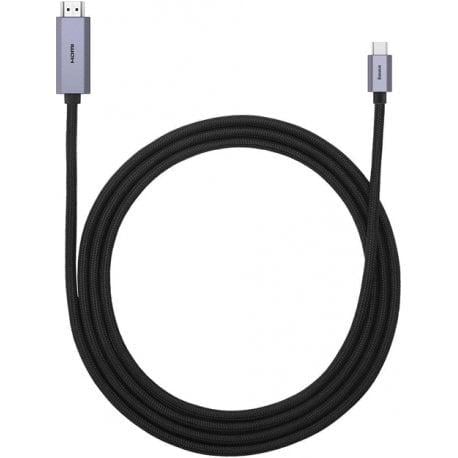 Кабель Baseus High Definition Series Graphene Type-C to HDMI 4K Adapter Cable 2 m Black (WKGQ010101)
