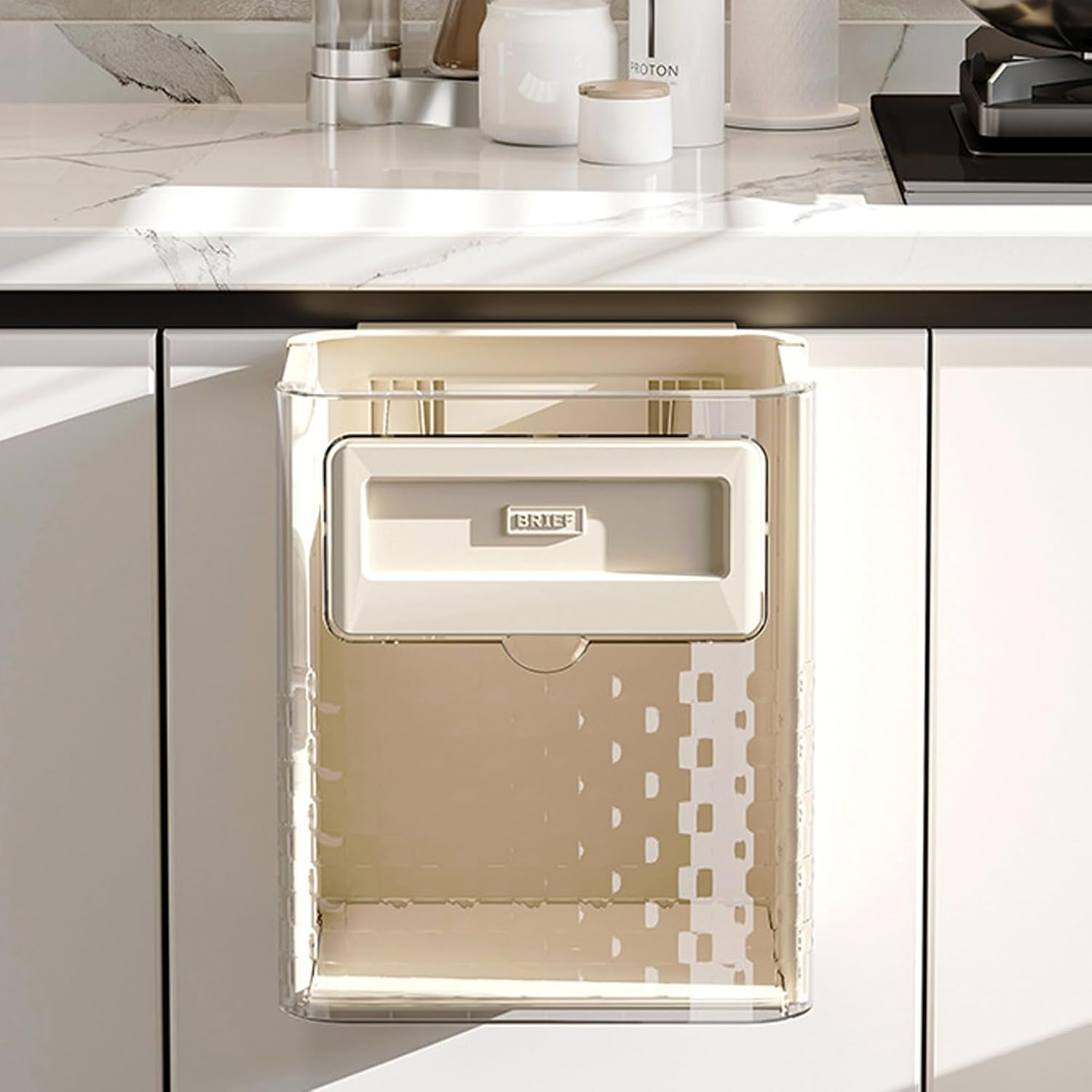 Бак складаний сміттєвий для кухні та ванної підвісний 10 л 24x18x28 см - фото 3 Бак складаний сміттєвий для кухні та ванної підвісний 10 л 24x18x28 см - фото 3