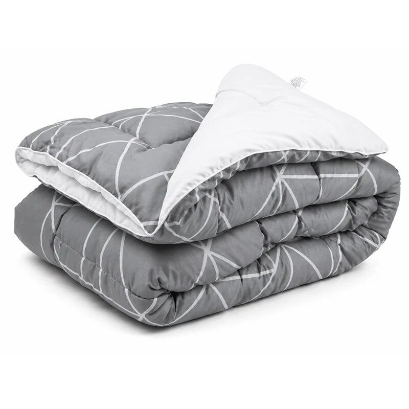 Одеяло силиконовое зимнее Руно Crystal Grey 140х205 см Серый (321.52_Crystal Grey)