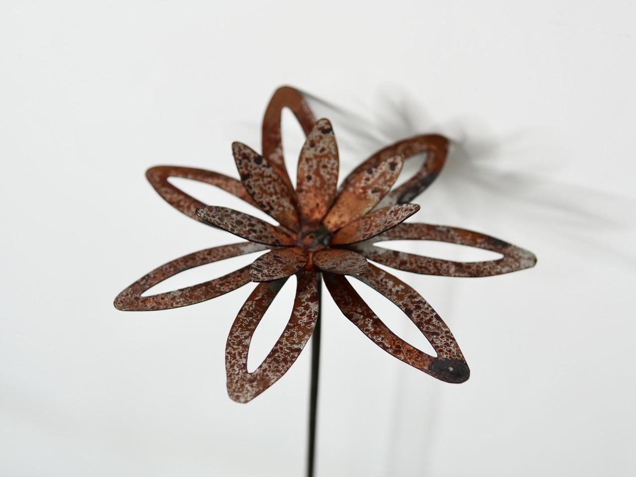 Садовая фигура Ржавый металлический цветок циния для вашего двора/клумбы/сада/террасы (DCR040) - фото 7 Садовая фигура Ржавый металлический цветок циния для вашего двора/клумбы/сада/террасы (DCR040) - фото 7