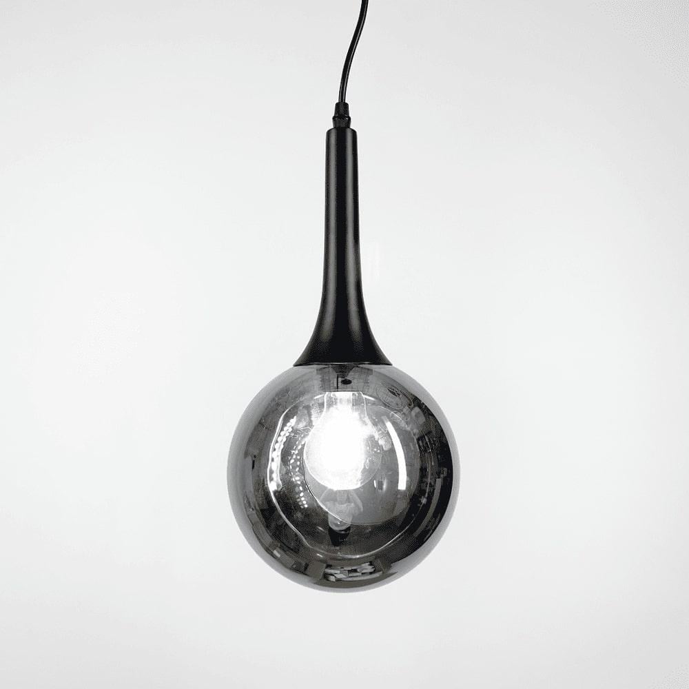 Світильник із відкритим плафоном Чорний/Графітовий (11810/1 BK+GR) - фото 1 Світильник із відкритим плафоном Чорний/Графітовий (11810/1 BK+GR) - фото 1