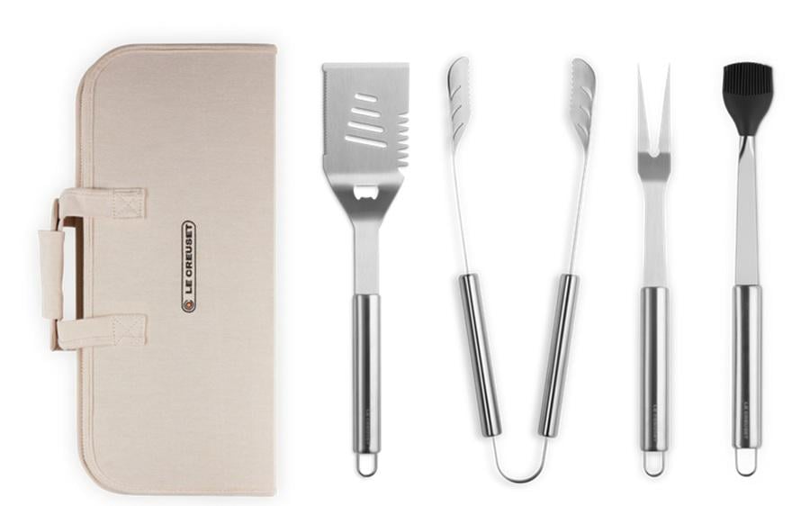 Набор аксессуаров для гриля в раскладной сумке Le Creuset BBQ Outdoor (41906001400100) Набор аксессуаров для гриля в раскладной сумке Le Creuset BBQ Outdoor (41906001400100)