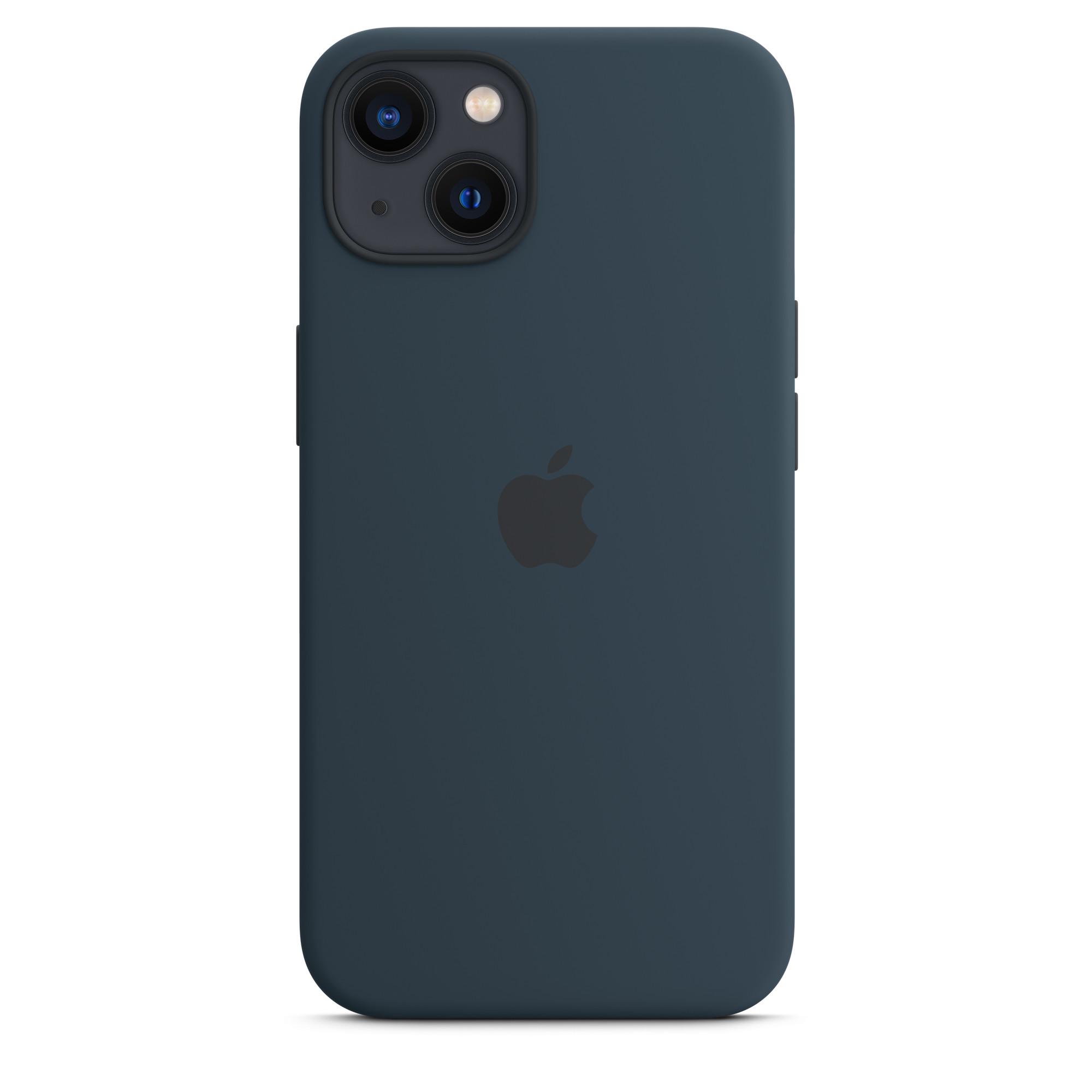 Силіконовий чохол-накладка Apple Silicone Case with MagSafe for iPhone 13, Abyss Blue (HC) - фото 5