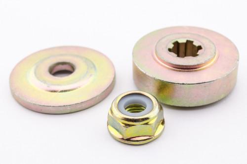 Тарелки редуктора с гайкой для мотокос серии 40-51 см3 (2217)