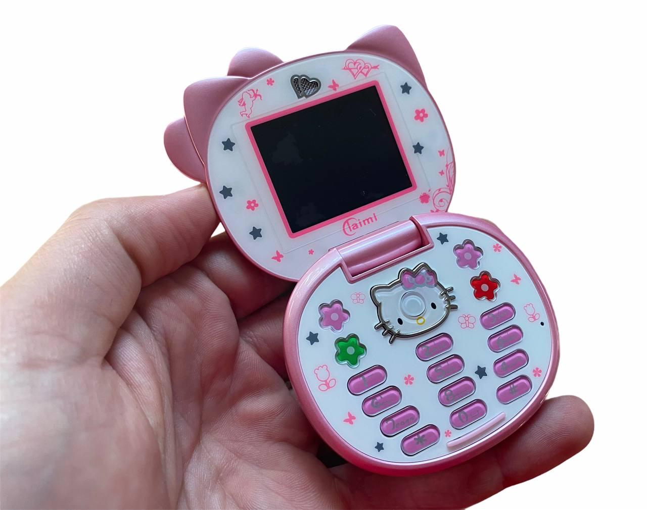 ᐉ Детский мини мобильный телефон Hello Kitty Т99 GSM 900/1800 МГц ...