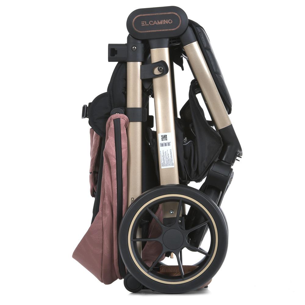 Детская коляска El Camino Special ME 1053G-2 DYNAMIC PRO до 22 кг прогулочная регулируемая ручка 3 положения спинки Pink - фото 9 Детская коляска El Camino Special ME 1053G-2 DYNAMIC PRO до 22 кг прогулочная регулируемая ручка 3 положения спинки Pink - фото 9