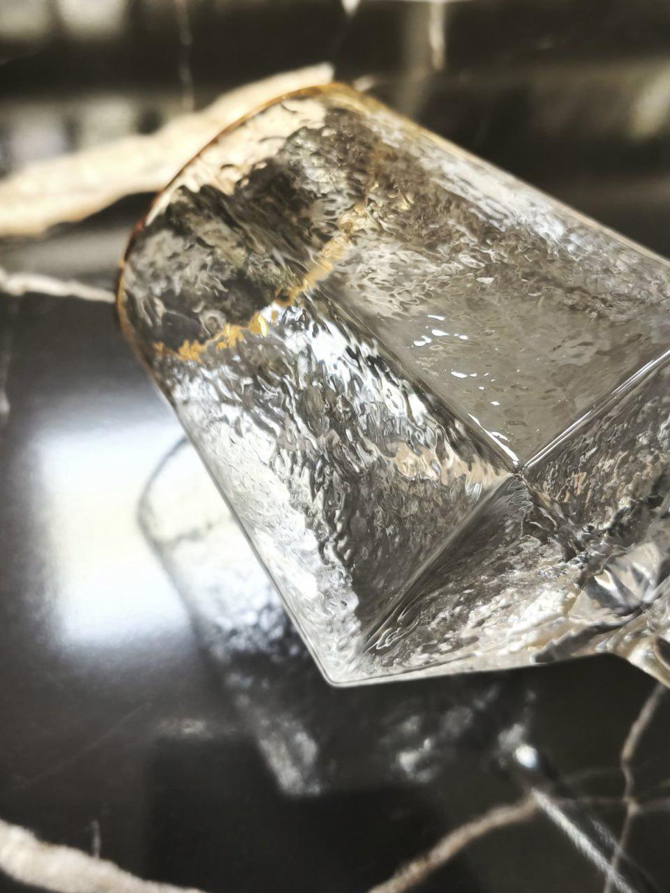 Бокал стеклянный Прозрачная бирюза 400 мл (FD003-1) - фото 3 Бокал стеклянный Прозрачная бирюза 400 мл (FD003-1) - фото 3