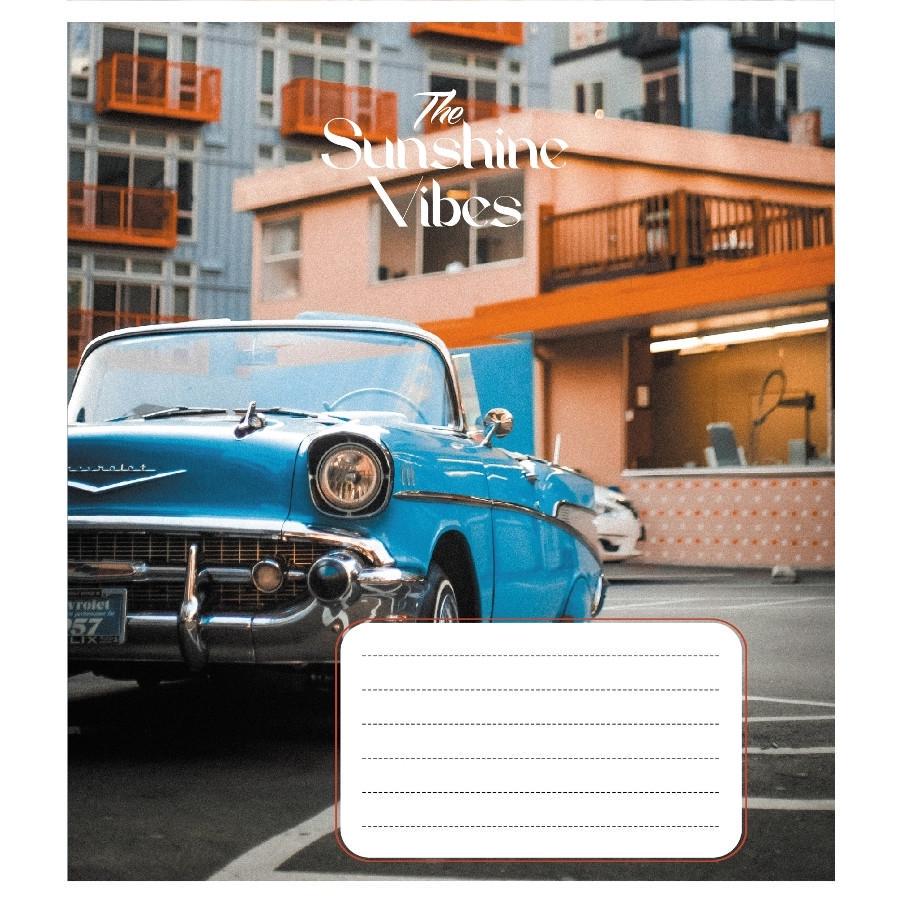 Зошит учнівський Leader Ретро авто 024-550139K-3 в клітинку 24 арк. (RLT55254)