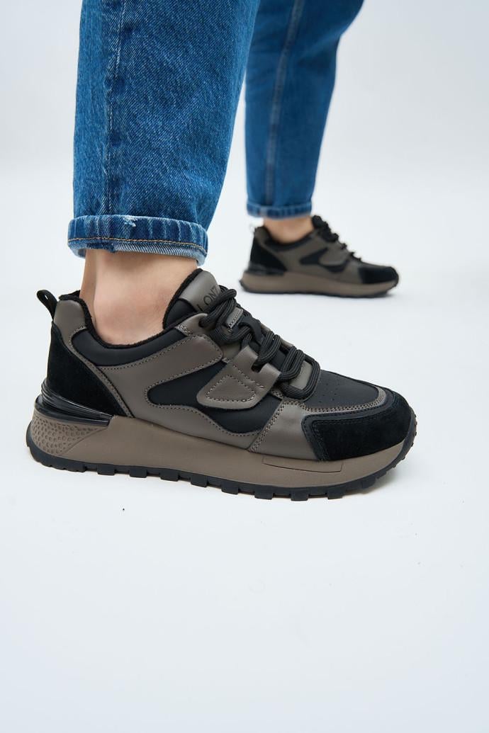 Кросівки жіночі LONZA р. 38 Чорний (181037) - фото 3 Кросівки жіночі LONZA р. 38 Чорний (181037) - фото 3