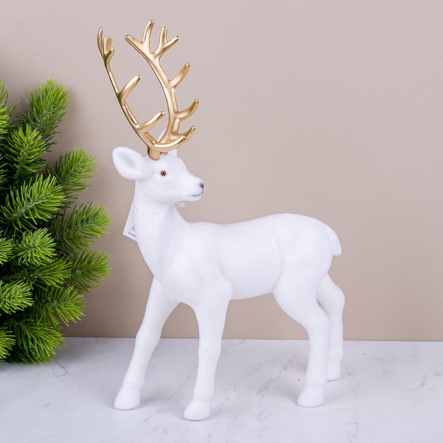 Статуэтка олень с рогами 32 см (8157-1)
