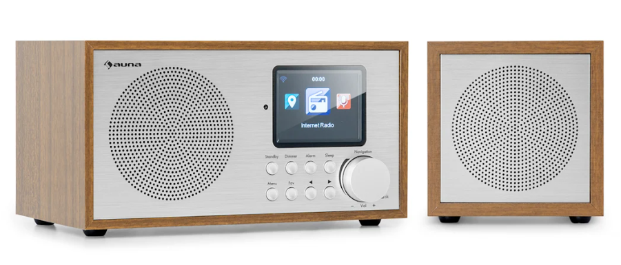 Радиоприемник Ауна Silver Star Mini Two DAB+/FM Wi-Fi/BT/динамик TWS (10038348)
